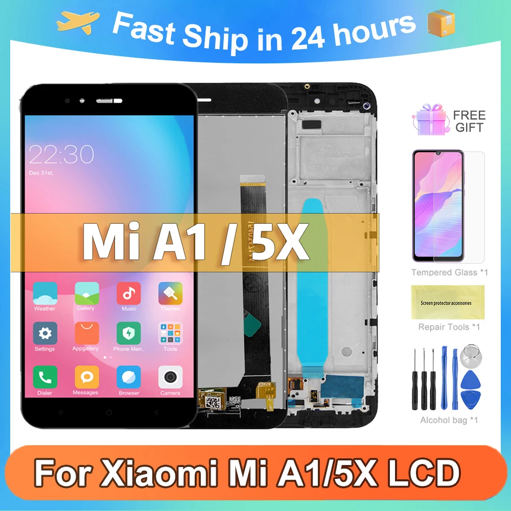 

ЖК-дисплей с сенсорным экраном и дигитайзером в сборе для Xiaomi 5,5 ''Mi 5X для Mi A1 MDG2 MDI2