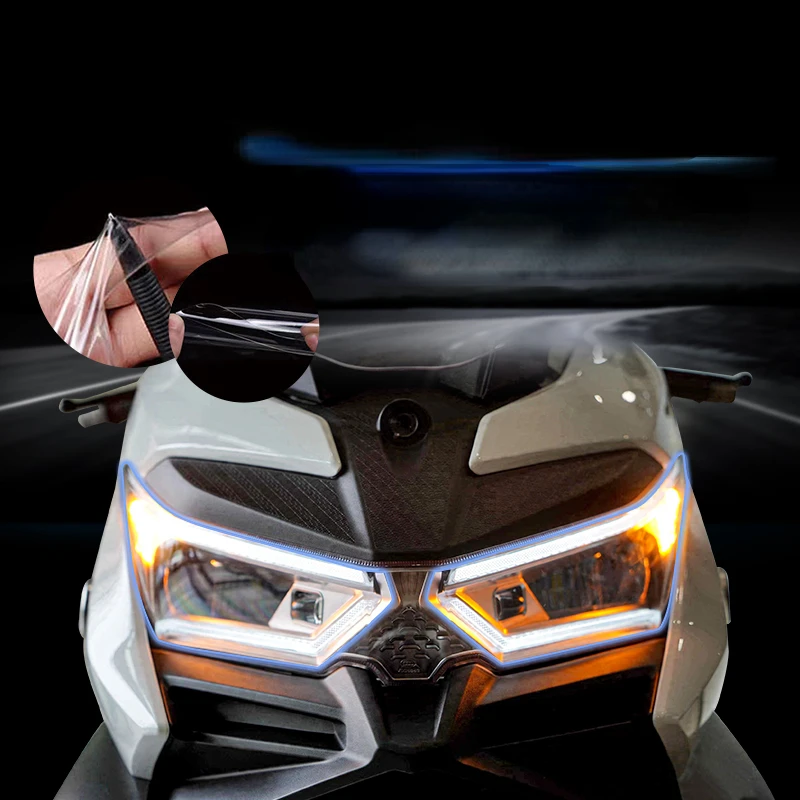 MotorcycleTankProtectorStickerLampfilmwholecarTPUtransparent