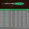 LAOA 1pcs Phillip Screwdriver With Magnetism Slotted Screwdrivers 58HRC Alloy Steel with Tap Function 2
