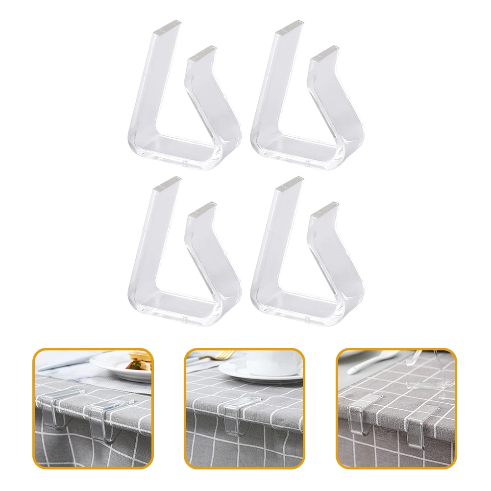 

8pcs Plastic Tablecloths Clip Wedding Picnic Table Cover Clip Holder Tablecloth Stable Clips For Party Wedding Home Fixed Clip