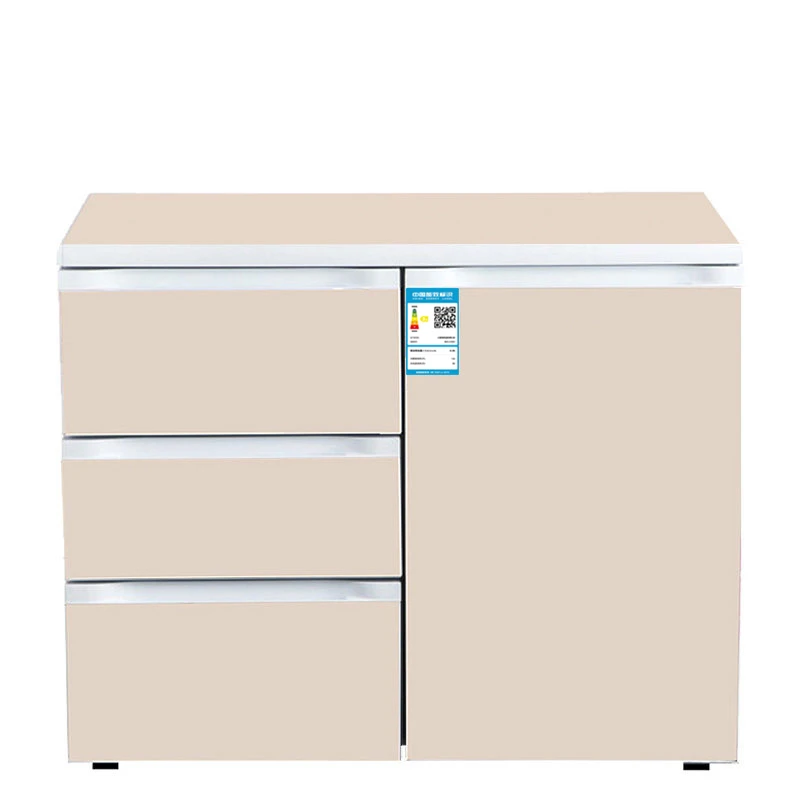 Refrigerator Household Horizontal Kitchen Embedded Three-Drawer Side-By-Door Direct Cooling Refrigerator Freezer 4