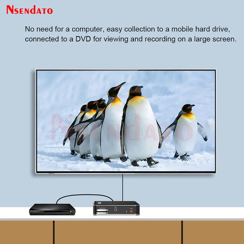 Ezcap280H HDMI Video Game capture Card 1080P Full HD Video Recorder Grabber Capture Box For WiiU Xbox 360 One PS4 USB Flash Disk