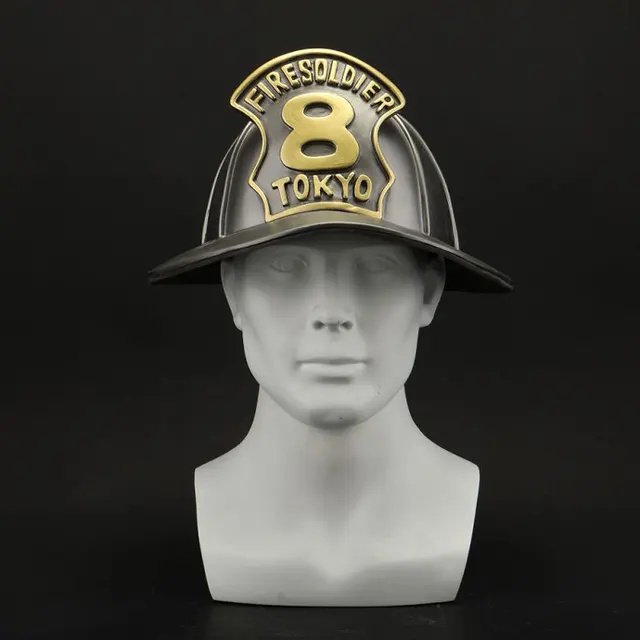 Anime Fire Force Shinra Kusakabe Cosplay Hat Headwear Fire Force Helmet