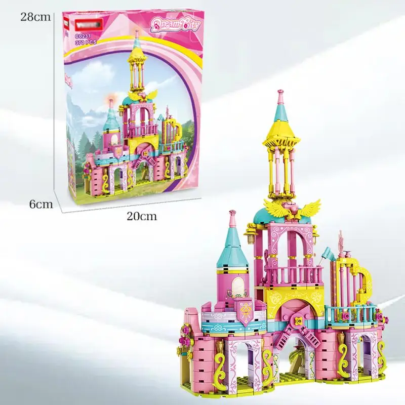 

WOMA TOYS Princess Castle Building Blocks Puzzle Game - Create Magical Adventures with this Enchanting Playset