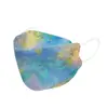 1~4SETS Disposable Adult Mask Printing Fish Shaped Mask Adult Breathable Dustproof Four Layer Protective Safety Mask Health Care 5