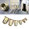 210/165/100PCS Box Rivet Nuts Carbon Steel M4 M5 M6 M8 M10 M12 Flat Head Rivet Nuts Set Hardware Multi Sizes Insert Rivet Nuts 4