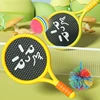 Elastic Tennis Racket For Kids 3-5 Years Old Parent Child Interactive Indoor Outdoor Sports Toy Badminton Entertainment Racket