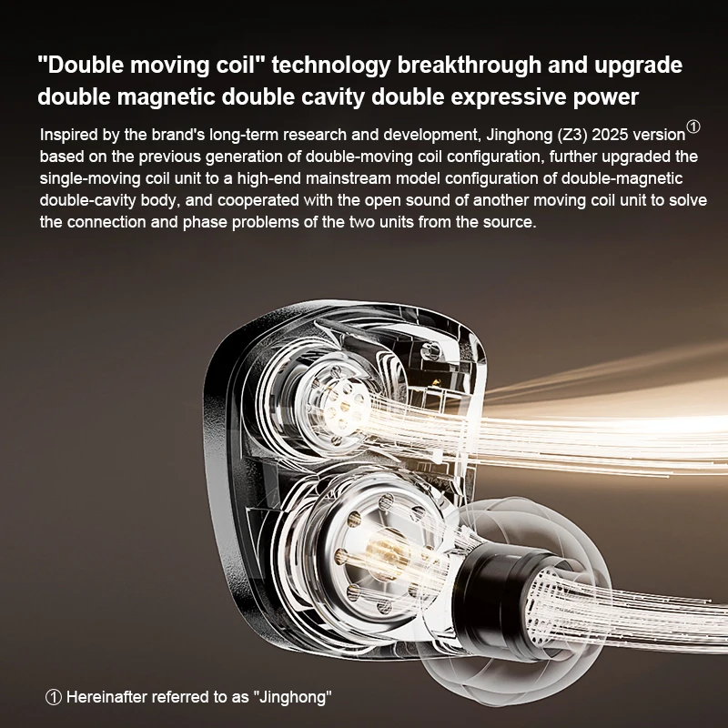 Zhulinniao Jinghong Z3 headphones HIFI headphones in-ear