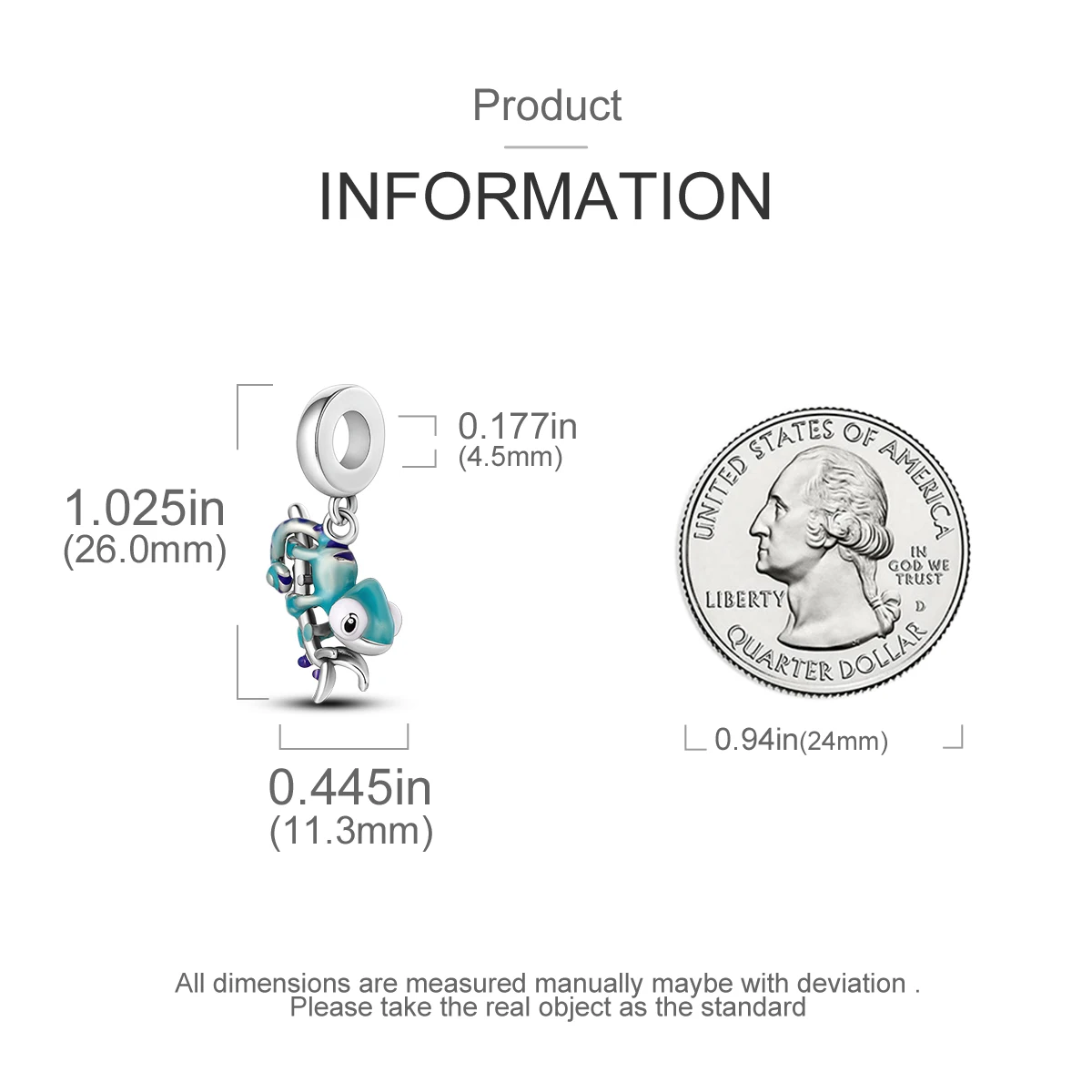 925 Silber Charms Leuchtende Perlen Firefly Chameleon Fit Original Armband Anhänger Diy Für Frau Schmuck – Detail 6