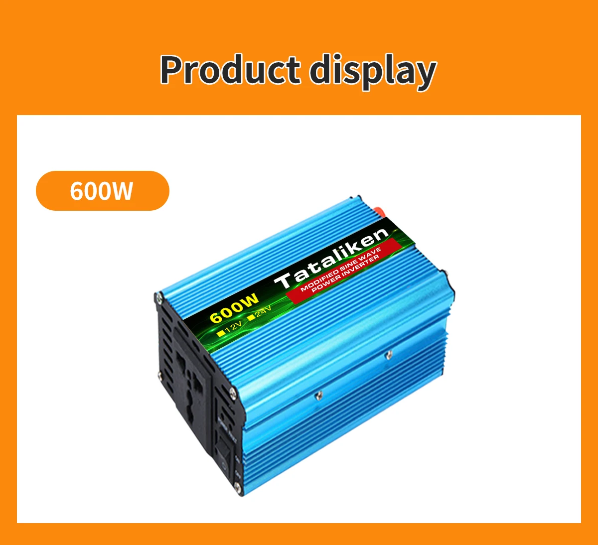 high power inverter Ac 220v 600w1500w3000w4000w dc 12v correction wave