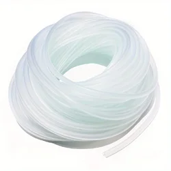 Premium Food Grade Silicone Air Hose for Aquariums and Ponds - Oxygen Pump and Air Stone Tubing (Transparent)