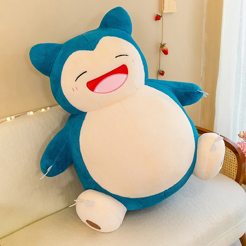 

30cm/45cm Pokemon Cartoon Snorlax Plush Toy Anime Movie Pocket Monster New Rare Soft Stuffed Animal Game Doll For Christmas Gift