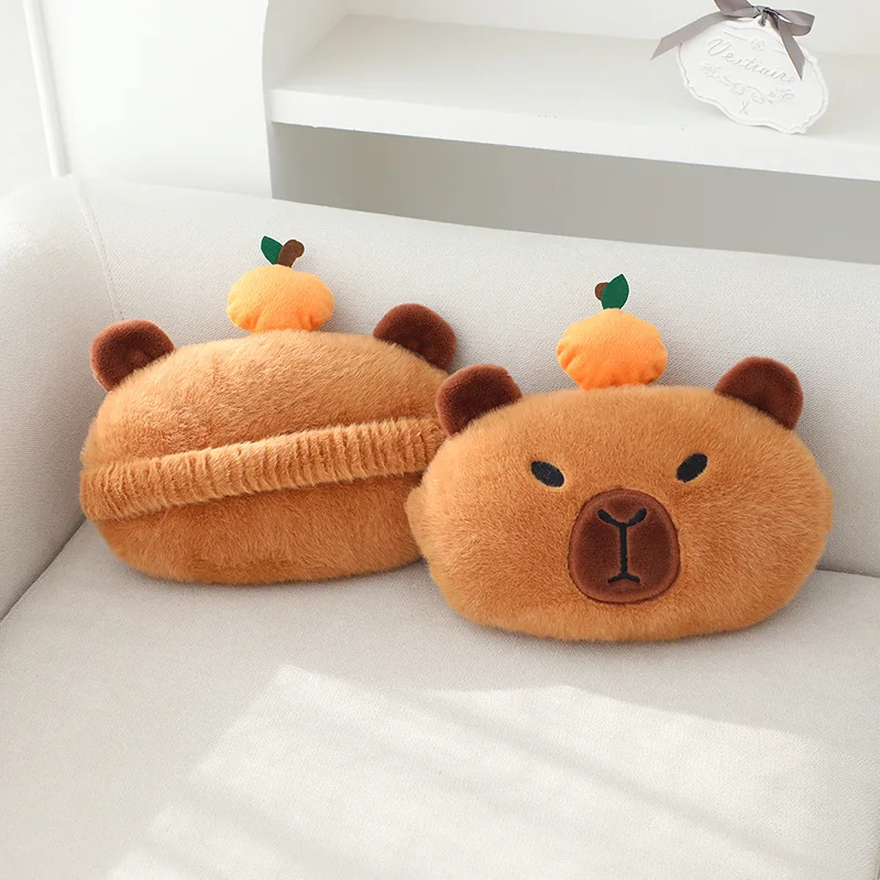 Neck Pillow Capybara Plushies Plush Shoulder Protection Kapibala Kawaii Car Decoration Of Car Supplies lovely Plushie Toy Gift