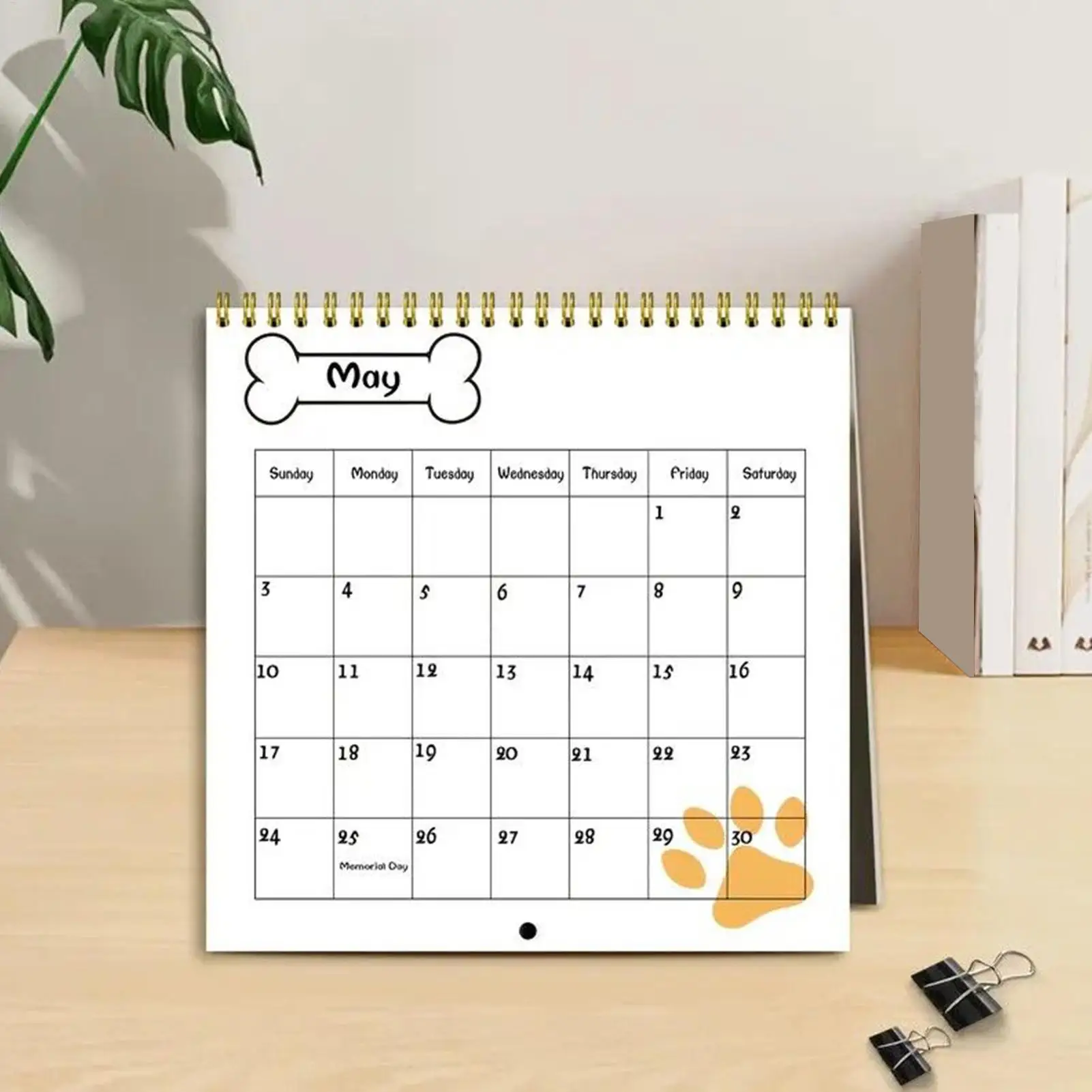 Dog Calendar 2026 Cute Puppies Calendar Large Grid Monthly Organizer for Holiday Preparations Team Meetings Classroom Workplace