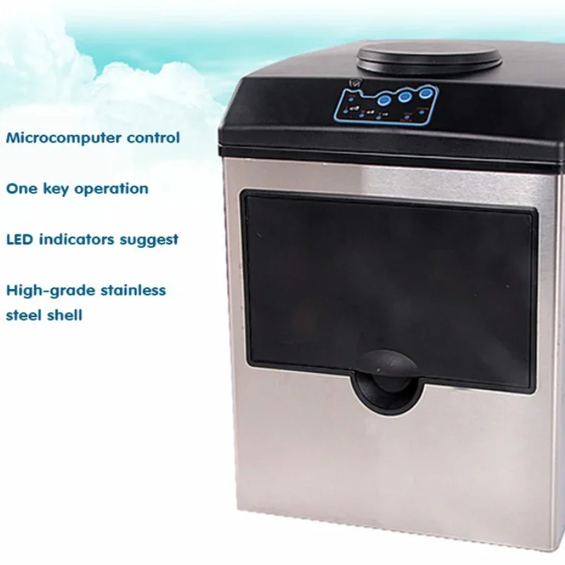 Ice Making Machine Commercial Cube Ice Maker Small Business Machinery Ball Machine for Milk Tea Bar Coffee shop