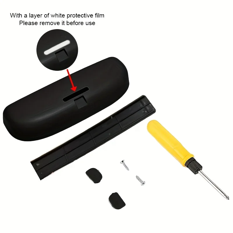 Universal Car-Mounted Glasses Holder - Multifunctional In-Car Storage with Non-Damaging Installation