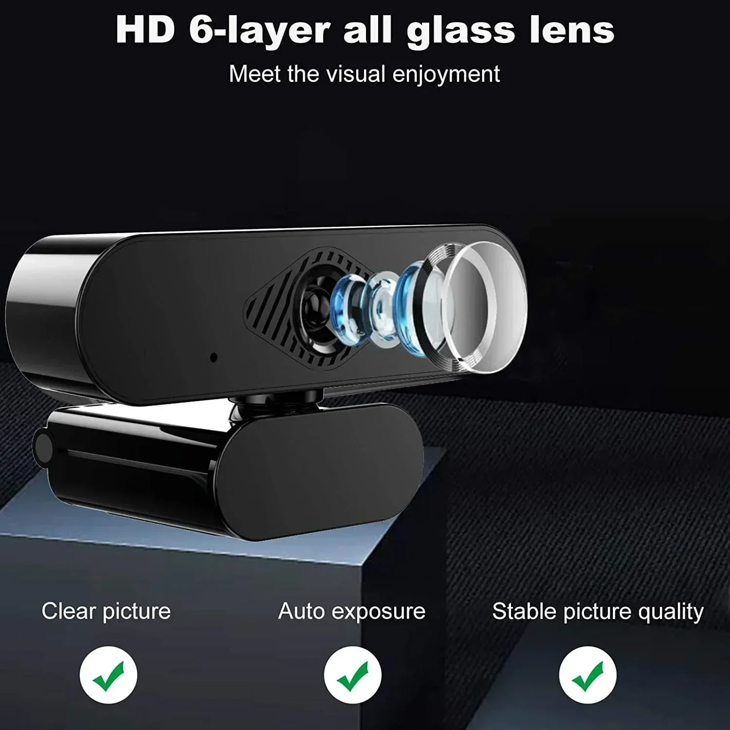 HD Webcam 1080P Web Camera With Microphone For PC Computer Mini Camera USB Webcan Full HD 1080P Cam Autofocus Web Can Webcamera