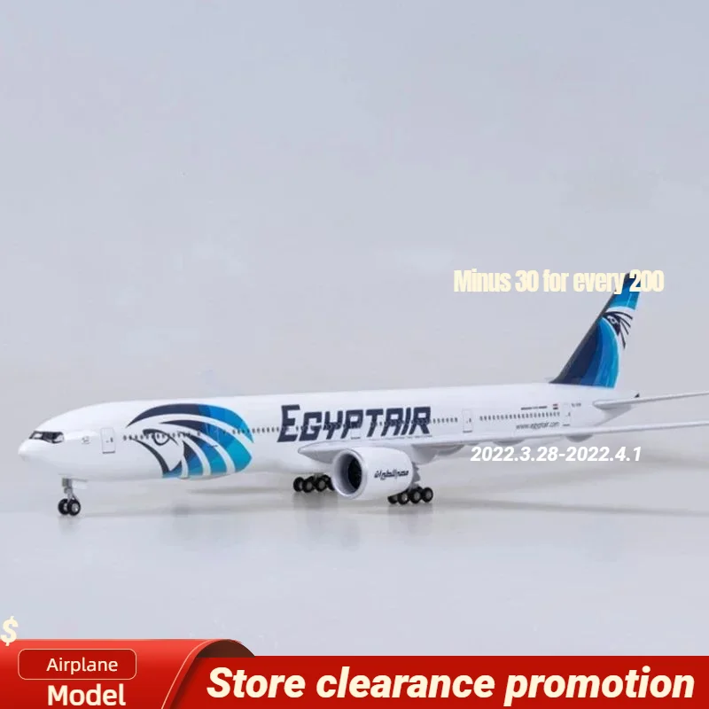Новинка 47 см 1/157 масштаб 777 B777 летательный аппарат модели летательных аппаратов Египет Air Airlines со стандартным шасси и отлитым под давлением пластиковым полимерным самолетом