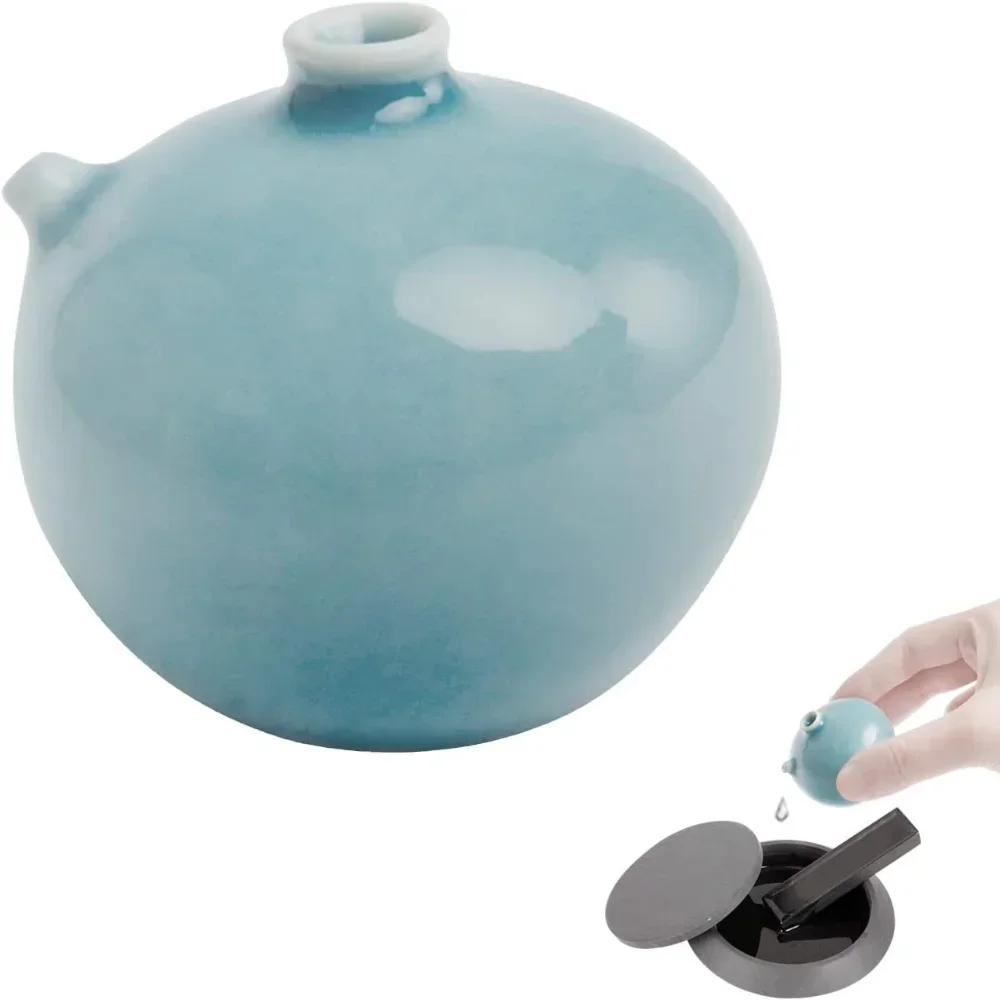Mini Ceramic Ink Dropper Porcelain Ink Droplet Calligraphy and Painting