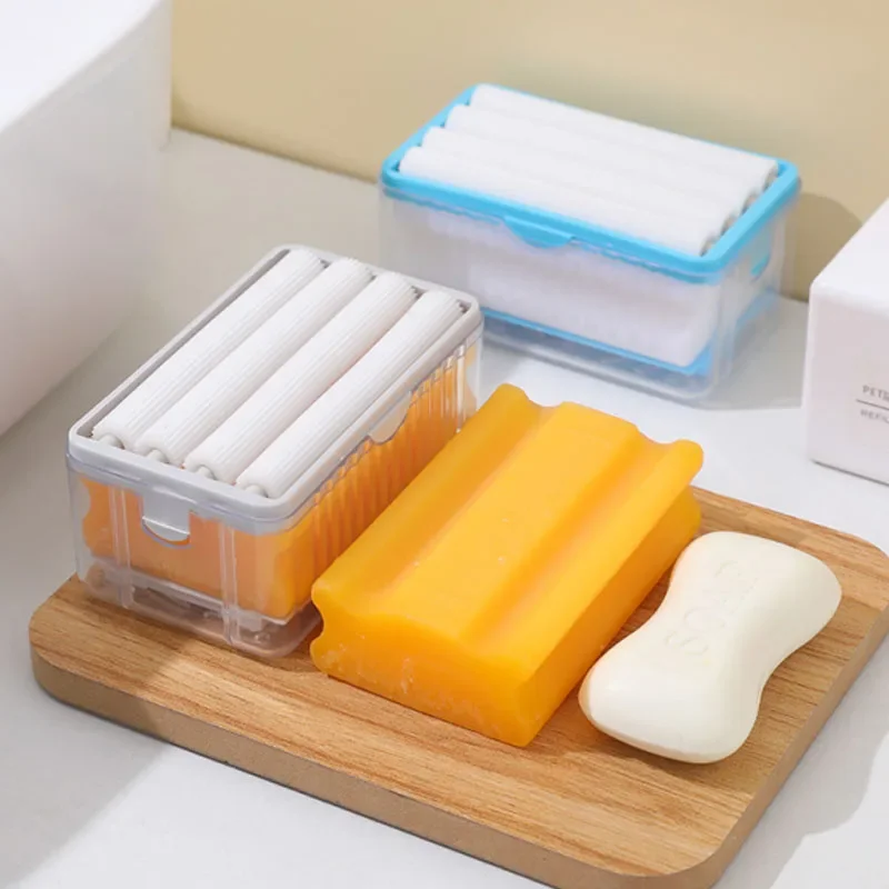 Soap Box Hands Free Foaming Soap Dish Multifunctional Soap Dish