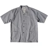 Bronson 1940s Collarless Short-Sleeve Shirt Prisoner Of War Stripes Work Shirt 5