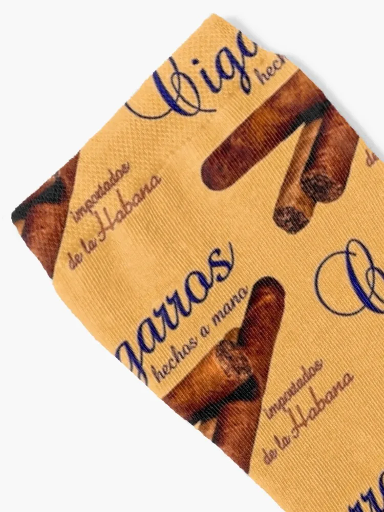 Havana Cigarros - hechos a mano - Importados de la Habana 양말, 만화 캐릭터 양말