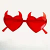 Halloween Devil Horns Sunglasses Women  Funny Cosplay Party Y2K Decorative Sunglasses sandy beach vacation Birthday Party 4