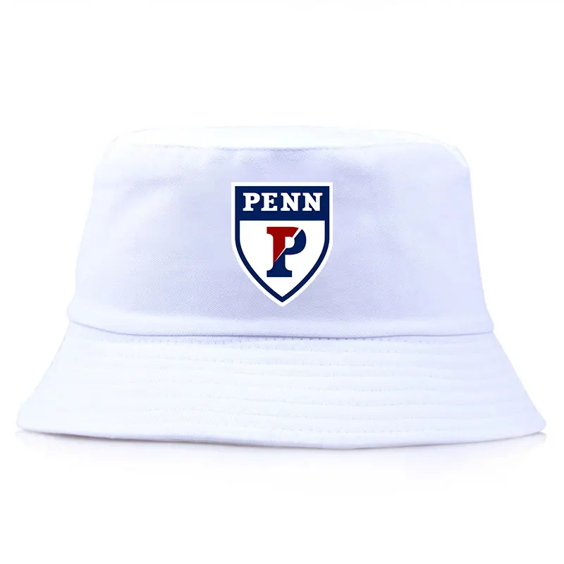 

Reversible Bucket Hat Penn Quakers Logo Fisherman Cap Unisex Solid Panama Hat Girl Boy Outdoor Sports Bob Bonnet Adult Sun Hat