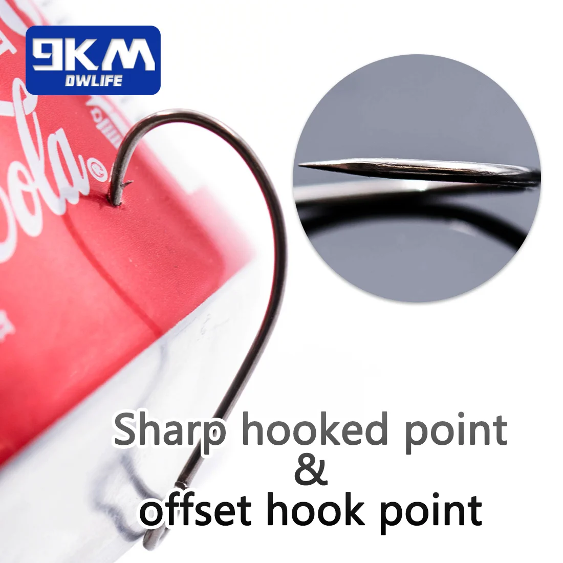 9KM Inline Single Hooks Siwash Hooks Saltwater Fishing Lures