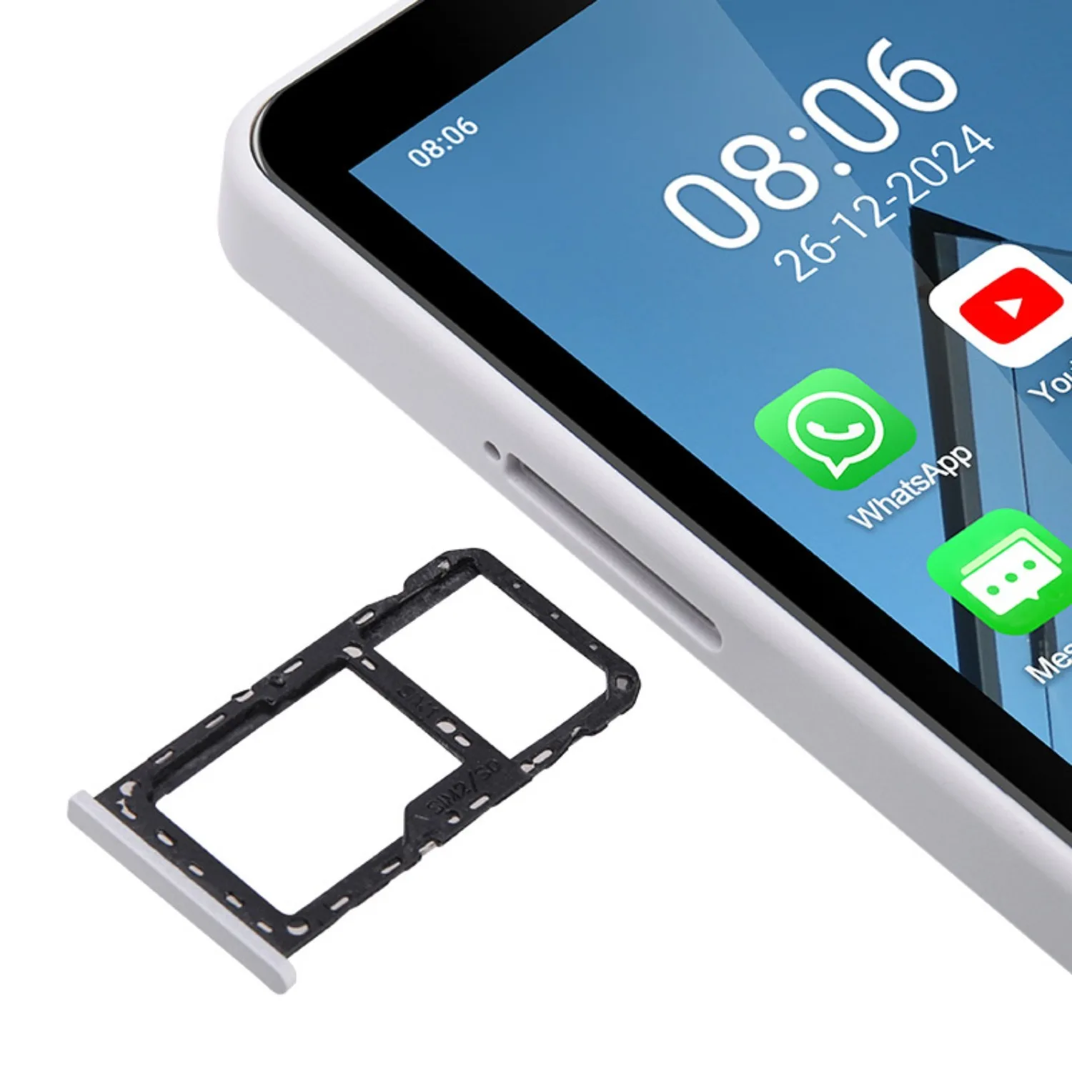 מקלדת חכמה DOOV R77 4G עם מסך מגע אנדרואיד לטלפון נייד ללא מצלמה 3GB+32GB עם כרטיס 64GB 2100mAh 2.8 אינץ'