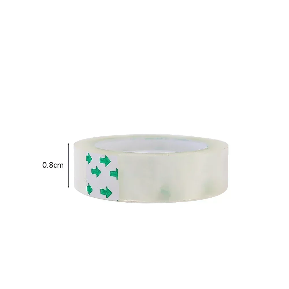Clear Transparent Adhesive Tape – Multipurpose Rolls for Gift Wrapping, Packing, Home, Office, and School Use