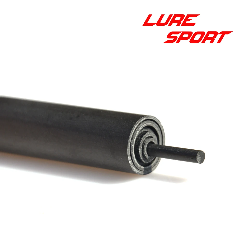LureSport 2 Sets Matte 1.8m 6sections 2.1m 7sections 2.7m 8sections Carbon Solid Tip Travel Blank Rod Building Component_voghion.com