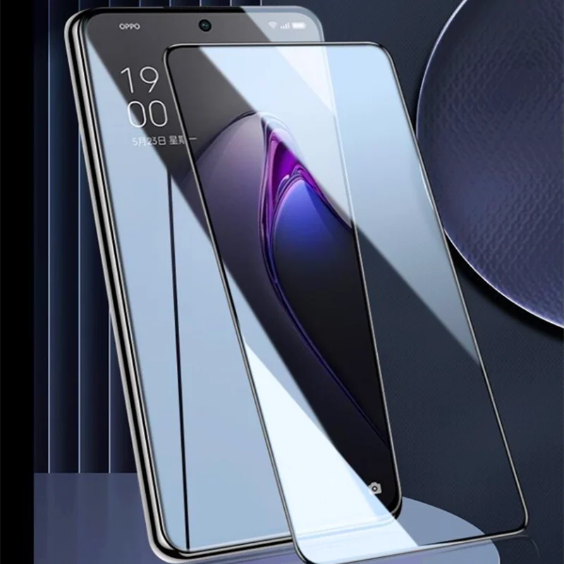 Fingerprint Unlock Screen Protector - 9H Clear Tempered Glass with Soft Fiber Camera Film
