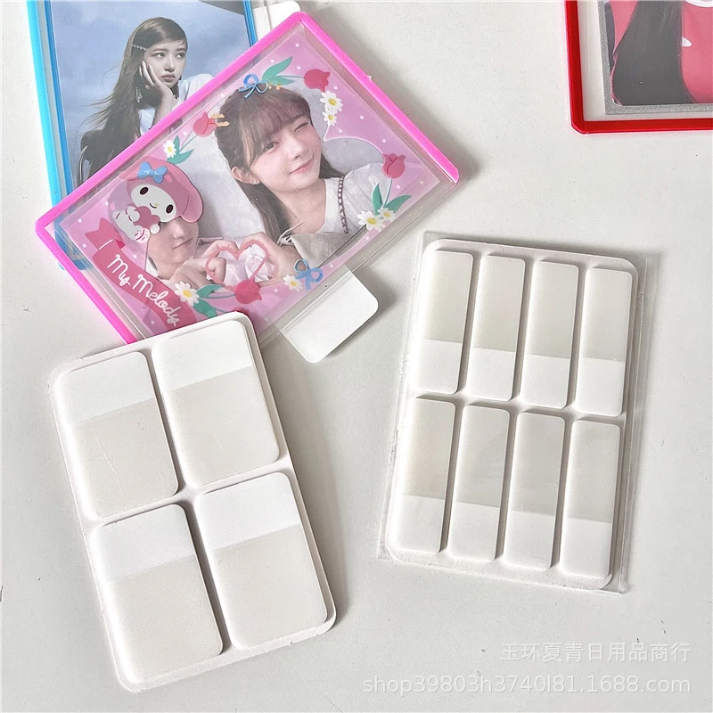 80/160 Pages Frosted Simple Pure White Index Stickers Transparent Label Stickers DIY Sticky Notes Office School Supplies sticker notes