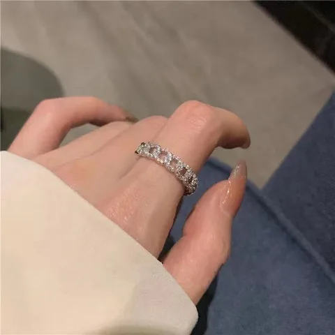 New Trendy Cute Glasses Ring Multiple Minimalist Adjustable Ring Bohemian Finger Ring Jewelry Accessories for Woman Girls