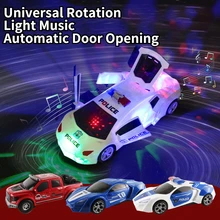 

1:16 Electric Dancing Music Led Light RC Car 360° Rotation Deformation Rotating Universal Police Model Car Toy Gift for Kids