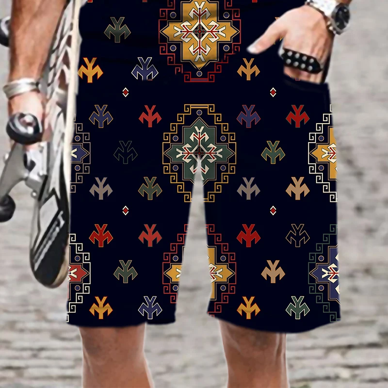 

Men's Shorts Oversized Men/Women Funny Streetwear Mens Clothing Comfortable Pattern Summer Elastic Waist Quick Dry Swimming Cool