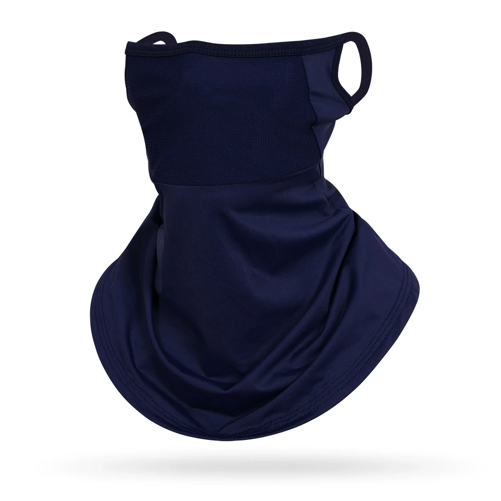 메쉬 통기성 원단 패치워크 튜브 스카프 반다나 아이스 실크 이어 루프 자외선 차단 방진 사이클링 페이스 마스크 오토바이 헤드기어