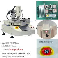 LV-06 Hot Air BGA Chips Rework Station Touch Screen 3 Independent Heater Temperature Zones SMD PCB Soldering Repairing Machine 2