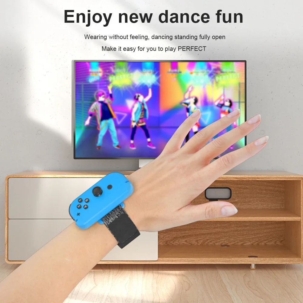Game Wrist Bands for Nintendo Switch Joy-Con Controller Adjustable Elastic Wristband for NS Just Dance Game Accessories