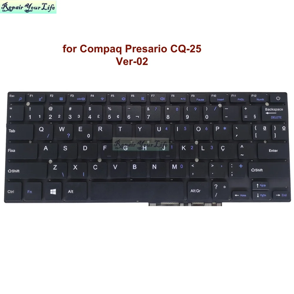 Pt-br Brasil Teclado para Compaq Notebook Presario Cq25 Cq-27 Cq-29 Brasileiro Computador Portátil Teclado Português Novo Quente Cq25 Cq27 Cq29 - Imagem 2