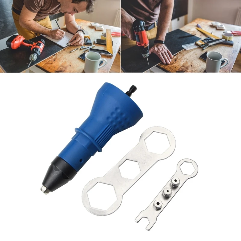 

Professional Electric Rivet Nut Drill Adapter Insert Nut Hand Tools