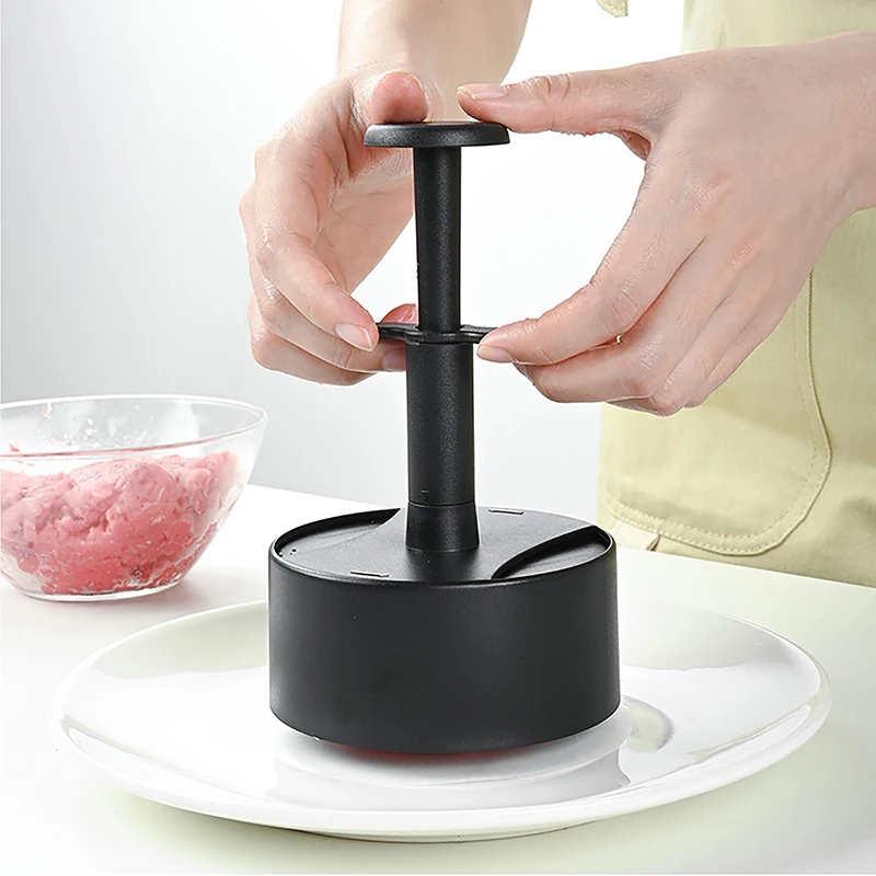 Manual Hamburger Meat Press ABS Round Non-stick Filled Meat Pie Making Mold BBQ Pie Press Mold Machine Kitchen Accessories hamburger press hamburger press maker