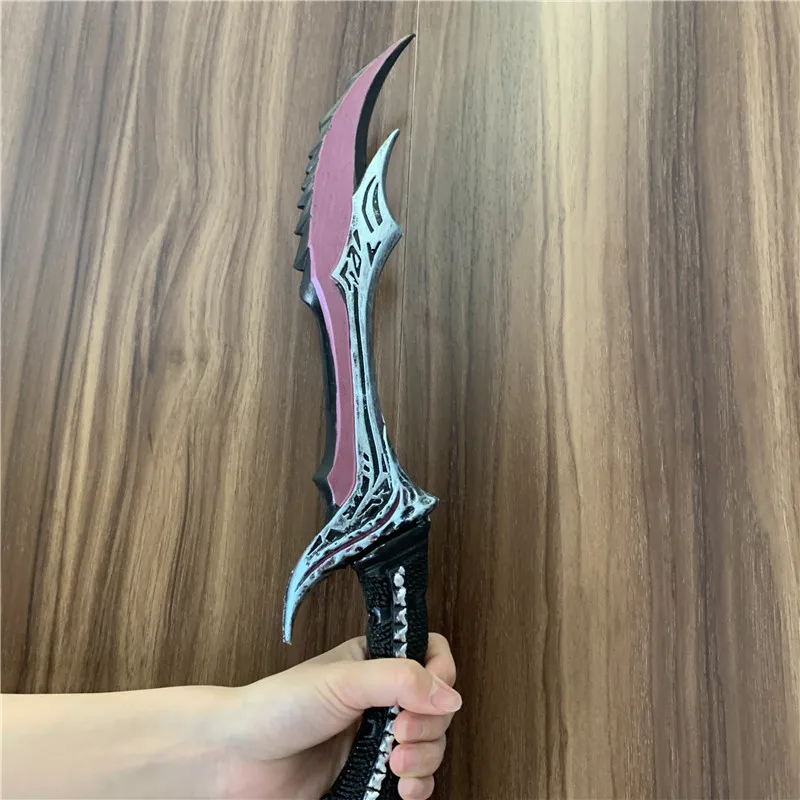 Halloween Cosplay Anti Mage Scythe of Vyse Elf Weapon 1:1 Beast Sickle Movie Game Anime Cos Role Play Gift Safety PU 50cm 5