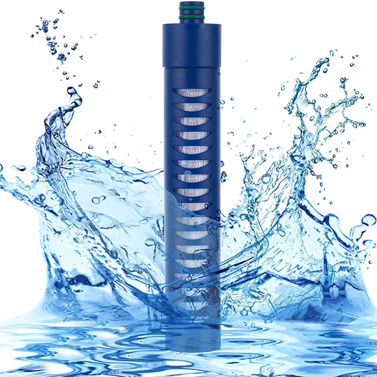 

4Stage Travel Water Filter Bottle Straw Purifier Camping Emergency Survival