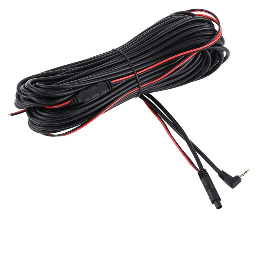 

1pc 4-Pin 6m 2.5mm Extension Wire For Rear View Camera Car DVR Dash-Camera Cable Fits Any Vehicle 12V Power Outlet Universal