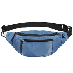 Stylish Unisex Waist Bag - Lightweight Crossbody (Blue)
