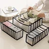 3pcs/ set Underwear Fabric Drawer Storage Basket, Socks Storage Drawer Box For Panties Bras Ties, Clothes, Organizer Of Wardrobe 5
