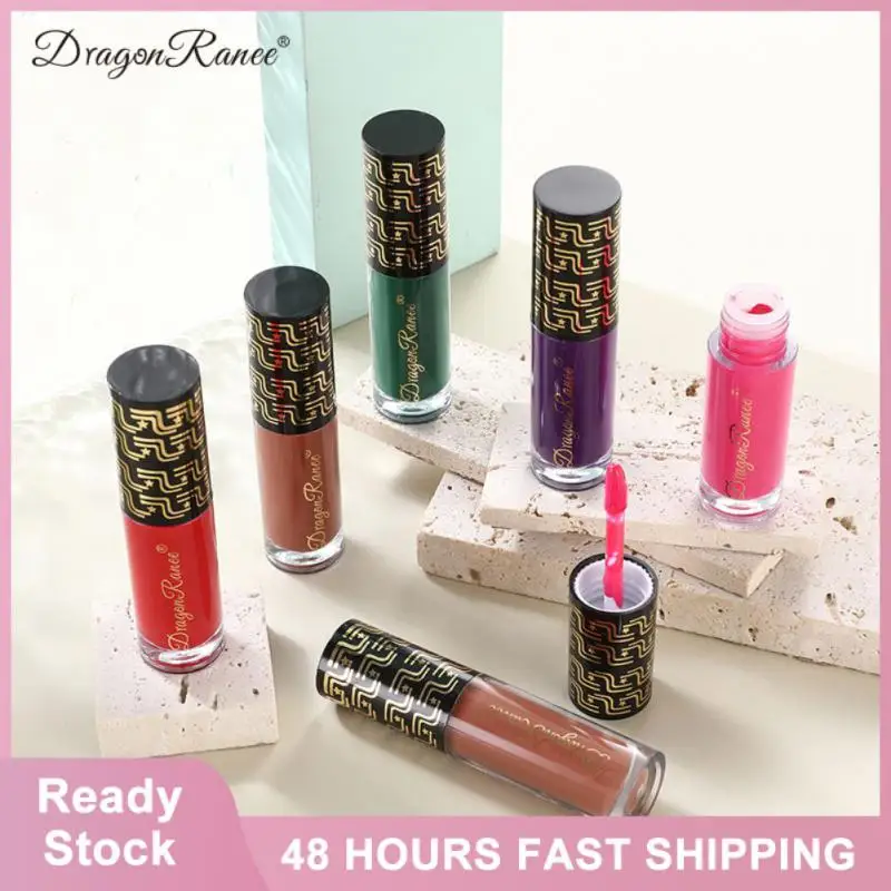 Rossetto Liquido Velvet Matte Lip Stick Lip Gloss 12 Colori Labbra Trucco Lip Tint Macchia Cosmetici Impermeabili Cool Gothic
