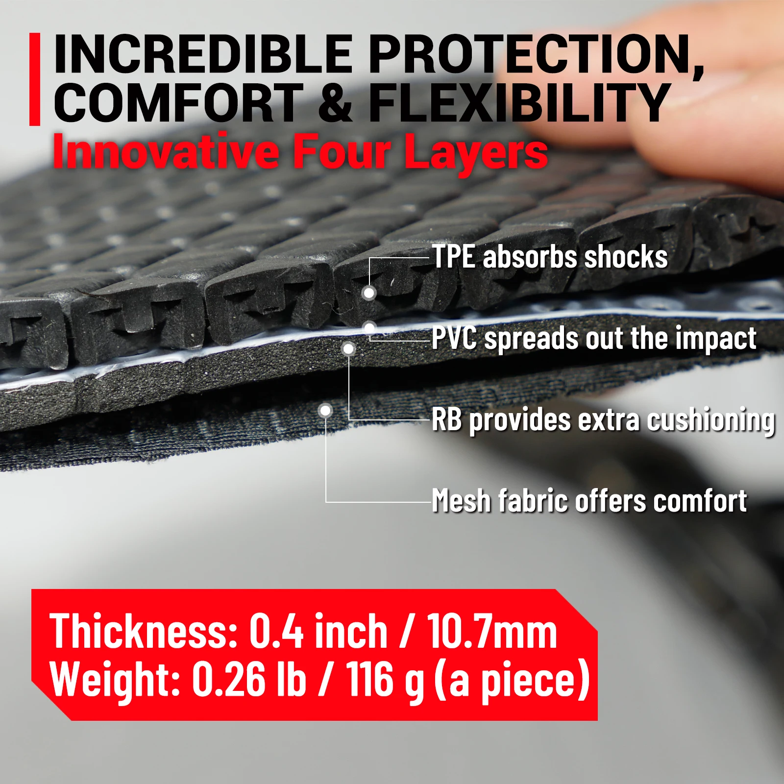 Soccer Shin Guards AVIVOR Teen/Adult Soccer Shin Guards Breathable 3-Layer Design Durable Multi-Sport Protection (Soccer/Skateboard/Bike) shin guard pads